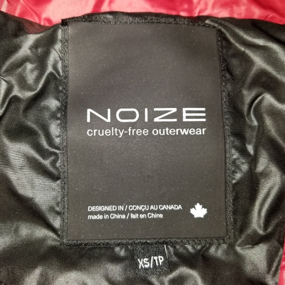 Noize Katy Long Parka, Black Woman’s Size XS. NWT. Vegan Cruelty Free - Picture 2 of 15